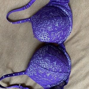 32DD Bright Vibrant Purple Very Sexy Push Up Bra